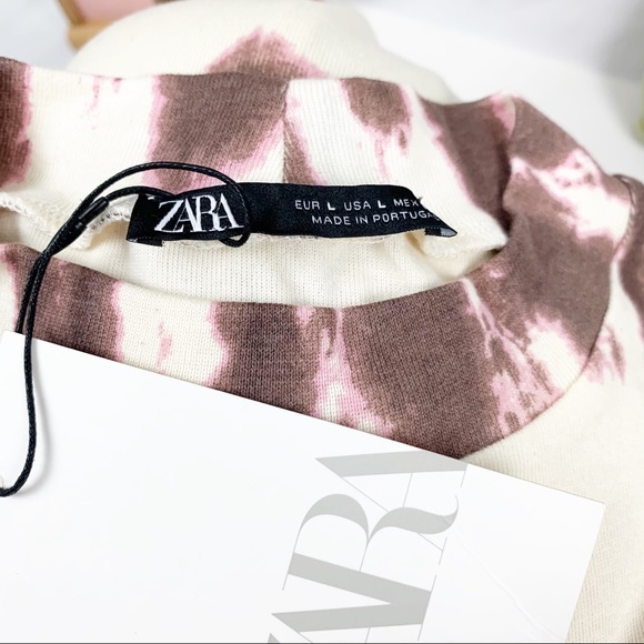 New Zara Tie Dye Dress (Sz: L) - Picture 6 of 8
